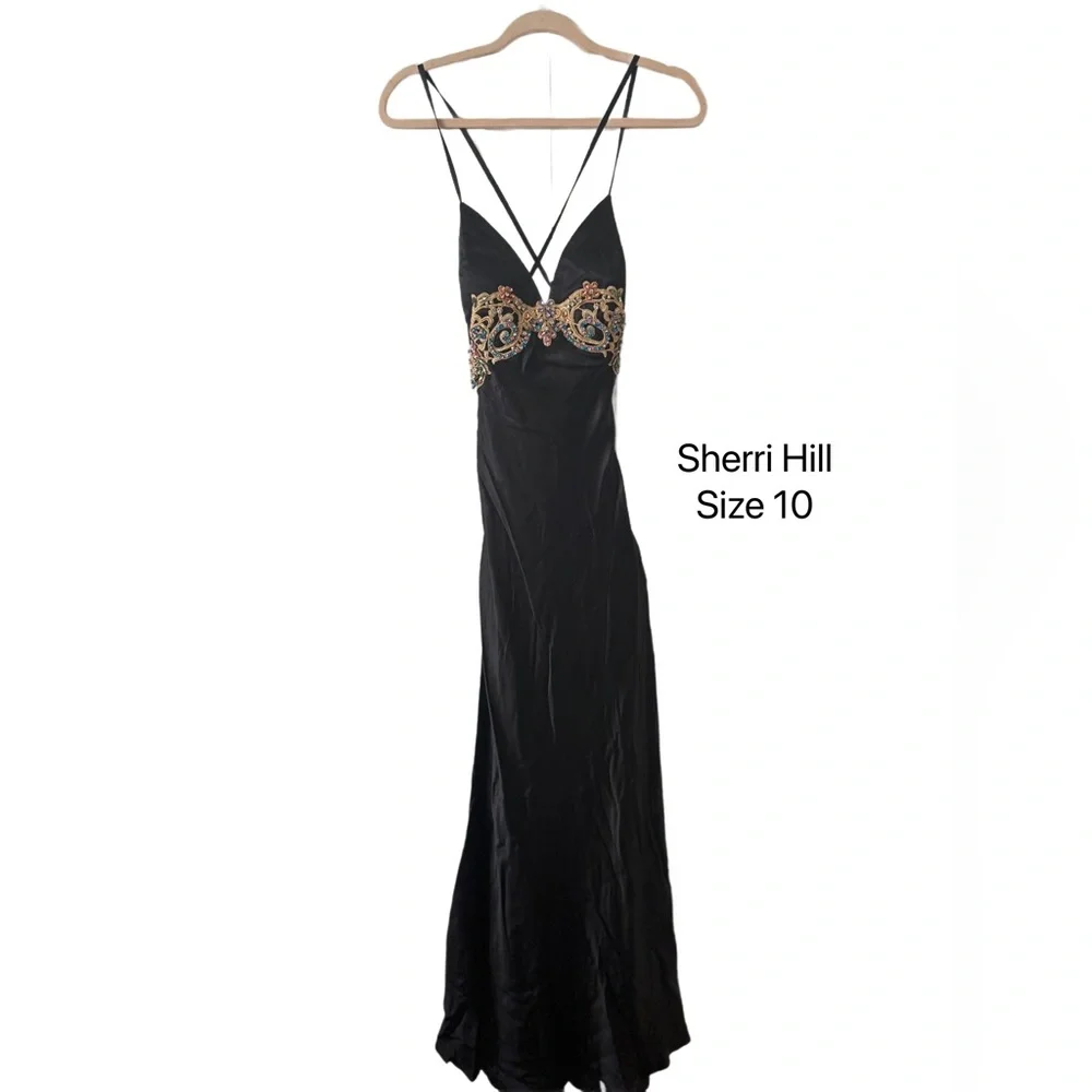 black and gold sherri hill dress SHERRI HILL Prom gowns now in stock! Sherri Hill 56441 Bridal Elegance